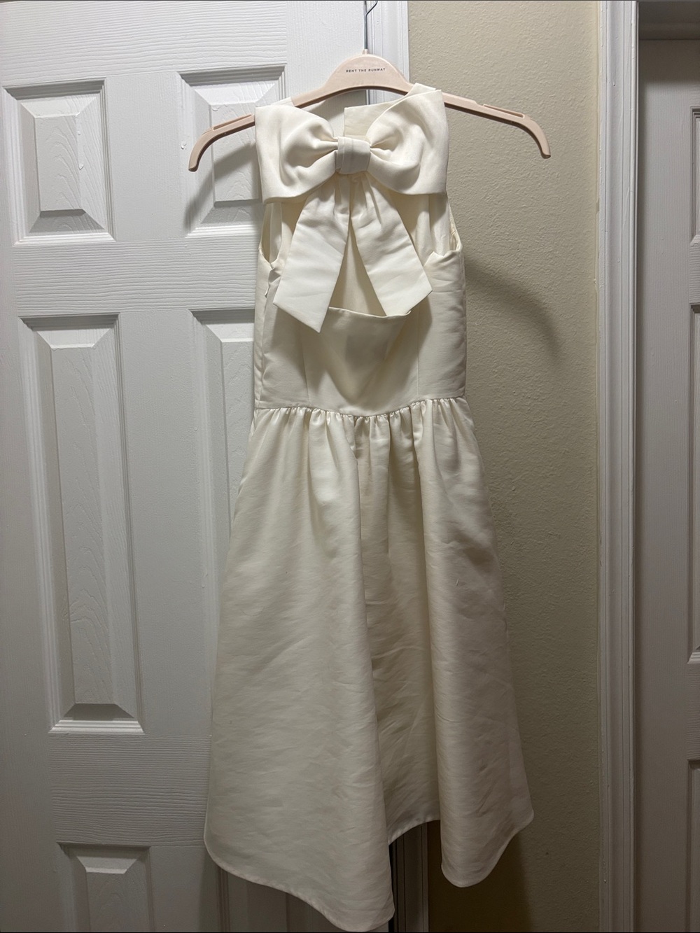 Kate Spade Ivort Bow-Back Satin Dress